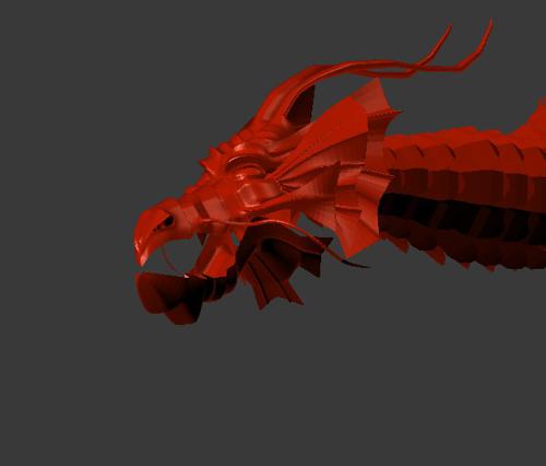 Red Chinese Dragon preview image
